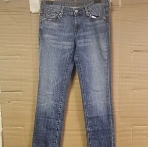 7 For All Mankind Blue Women Jeans